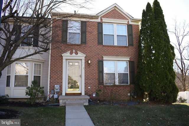 162 Liberty Way, Deptford, NJ 08096 - view of front of property with brick siding and a front lawn