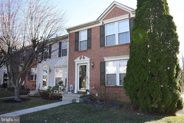 162 Liberty Way, Deptford, NJ 08096 - view of front of property featuring brick siding and a front lawn