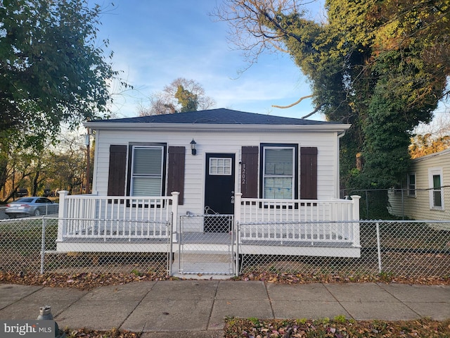 bungalow with a porch