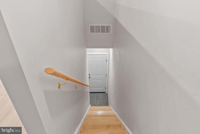 910 N Markoe St, Philadelphia, PA 19131 - stairs with wood finished floors and baseboards