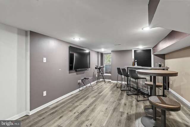 6127 Lebanon Ave, Philadelphia, PA 19151 - indoor bar with wood finished floors and baseboards