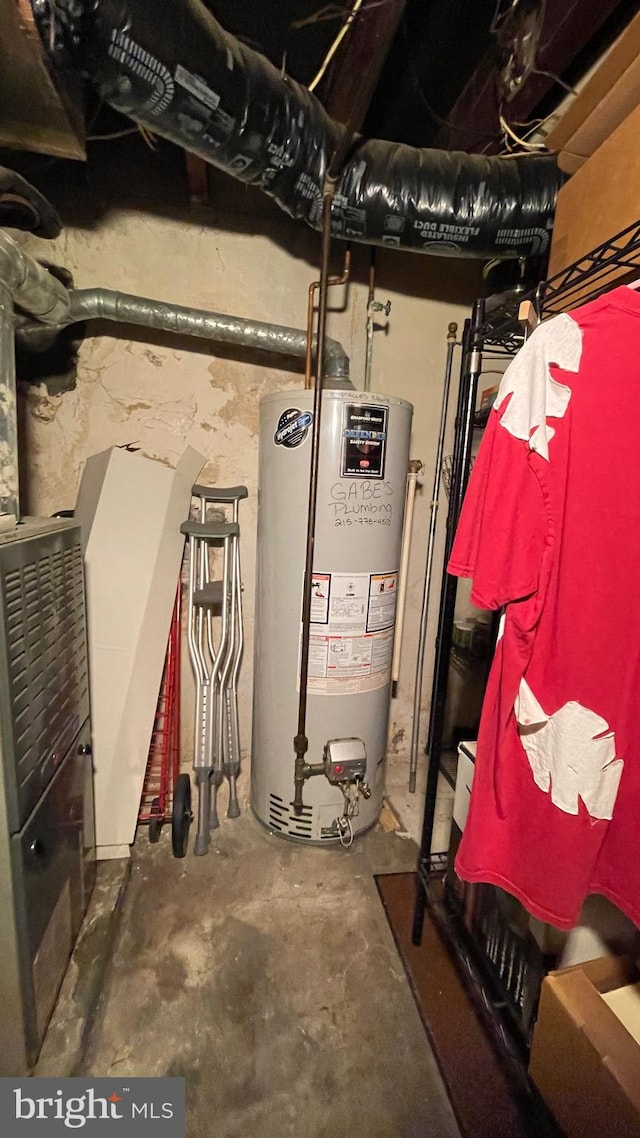 utilities with gas water heater