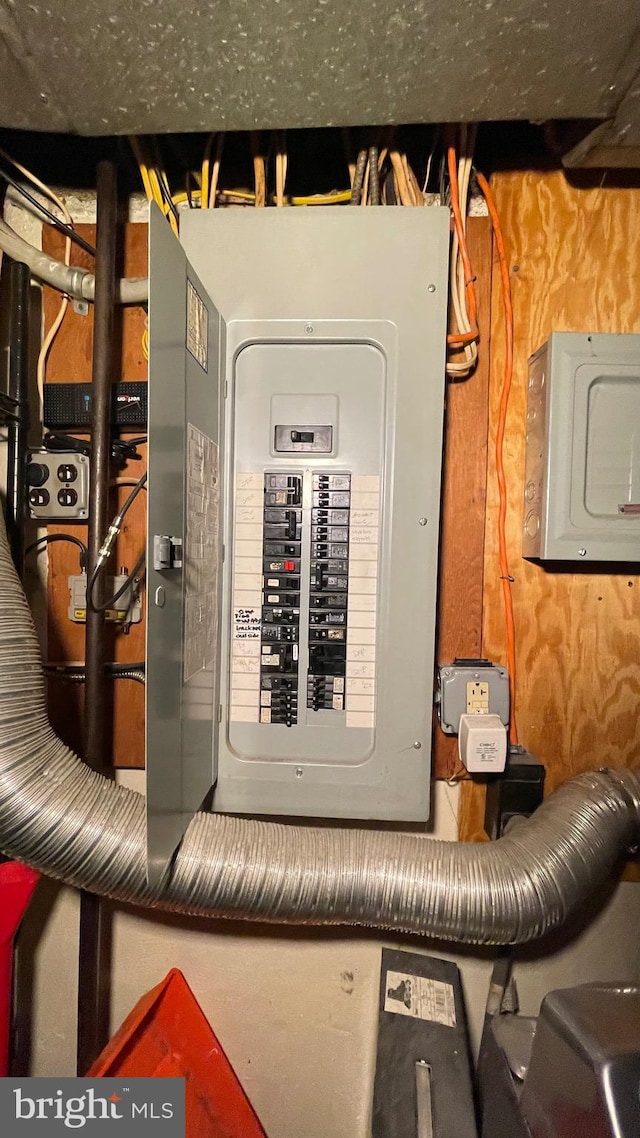 utility room featuring electric panel