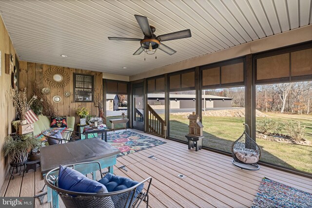 3204 State Route 72, Jonestown, PA 17038 - sunroom with ceiling fan