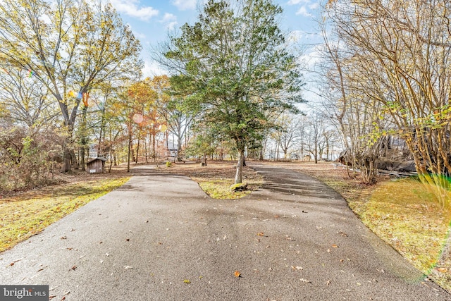 view of road