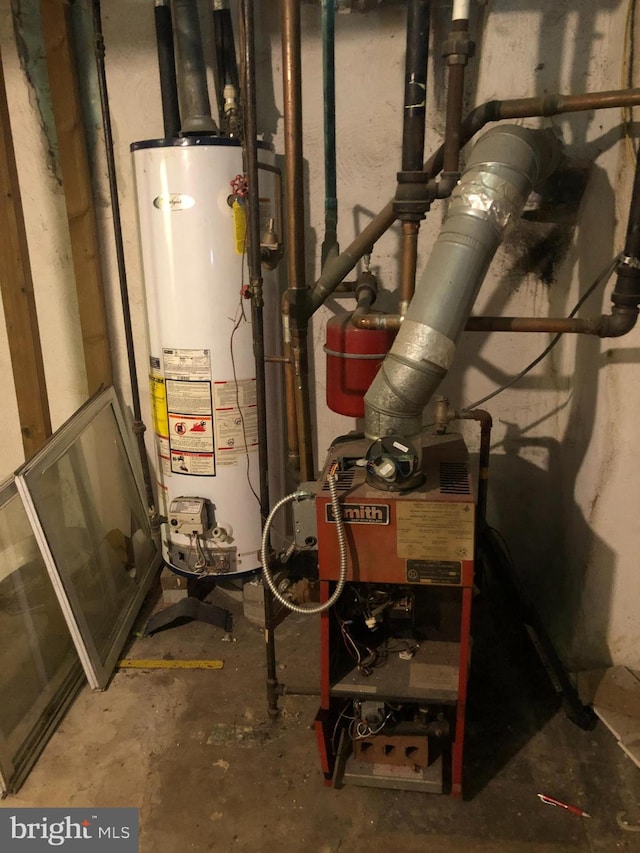 utilities featuring water heater