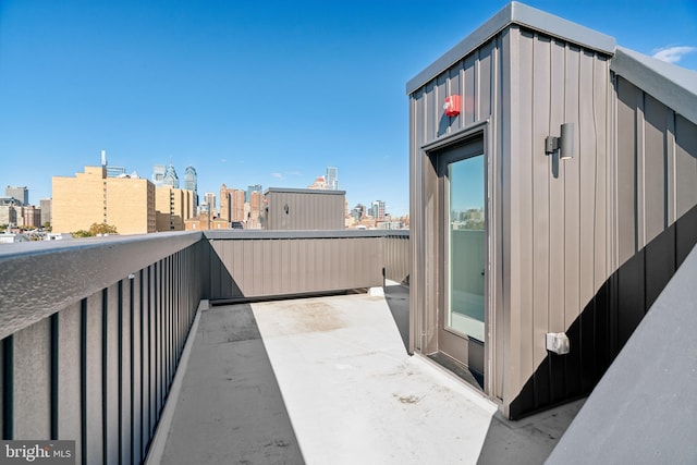 1513 Christian St Unit 5, Philadelphia, PA 19146 - balcony featuring a view of skyline