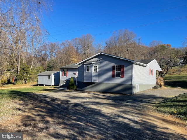 view of front of home