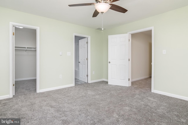 167 Shamrock Dr, Salisbury, MD 21804 - unfurnished bedroom featuring a spacious closet, carpet, and baseboards