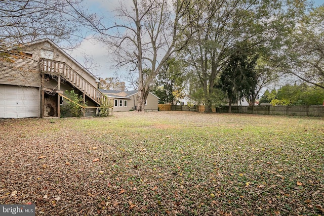167 Shamrock Dr, Salisbury, MD 21804 - view of yard featuring a garage
