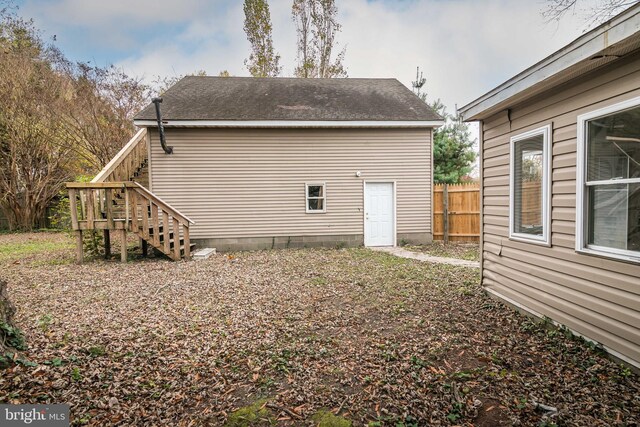 167 Shamrock Dr, Salisbury, MD 21804 - back of property featuring stairway