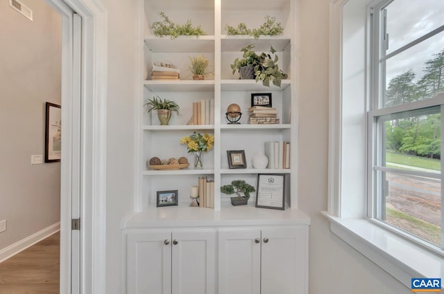 interior details featuring hardwood / wood-style floors