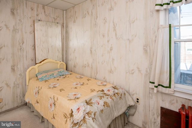 bedroom featuring carpet floors