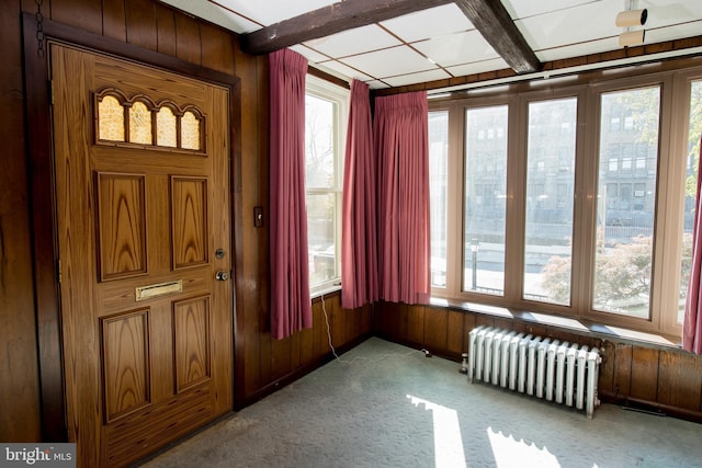 2217 N 59th St, Philadelphia, PA 19131 - unfurnished sunroom with radiator heating unit