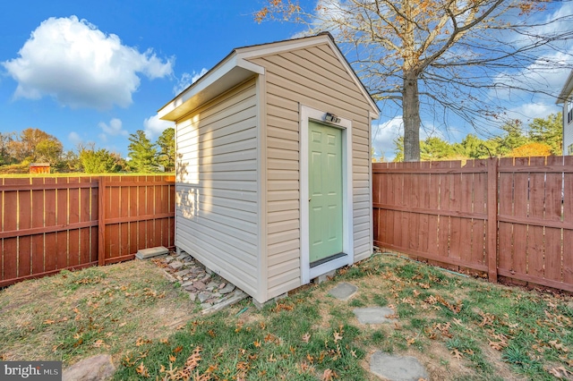 view of outbuilding