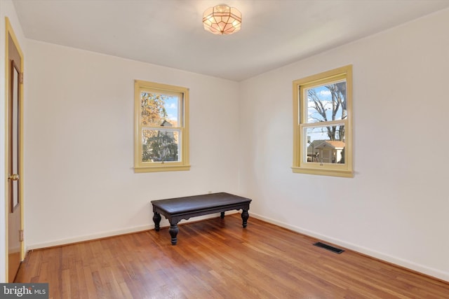 misc room featuring hardwood / wood-style floors