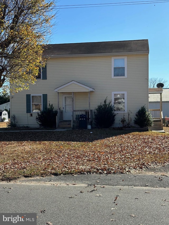 view of front of home