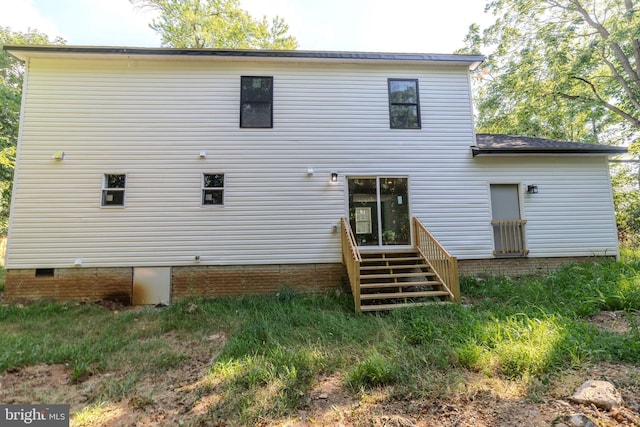 view of rear view of property