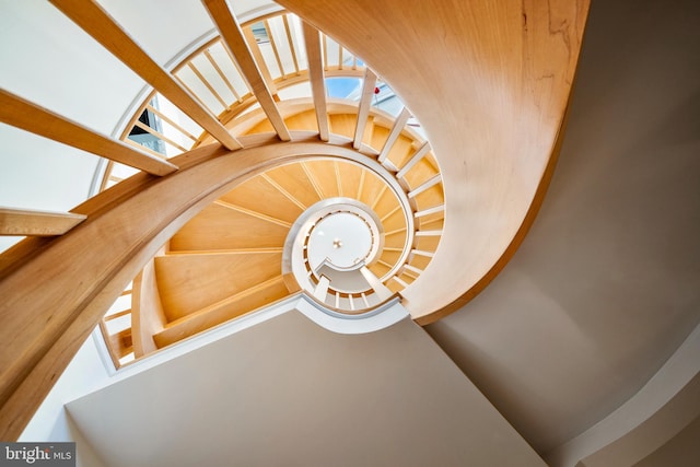 101-E Long Beach Blvd, Long Beach Township, NJ 08008 - stairway with lofted ceiling