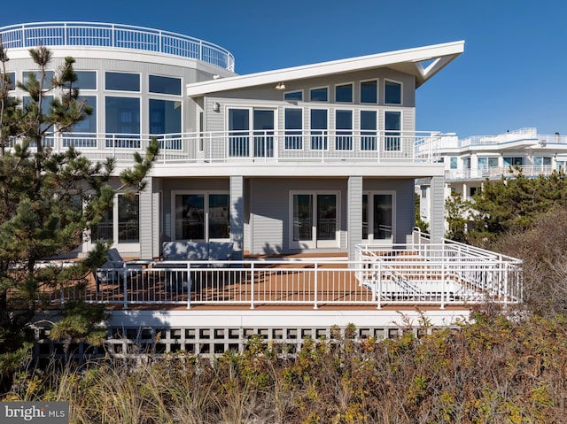 101-E Long Beach Blvd, Long Beach Township, NJ 08008 - back of property featuring a balcony