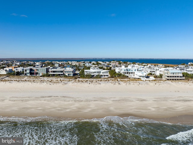 property view of water with a view of the beach