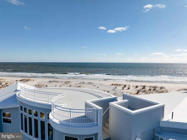 water view with a beach view