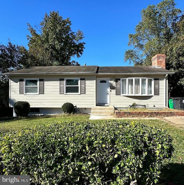 6710 Hastings Dr, Capitol Heights, MD 20743 - single story home with a chimney