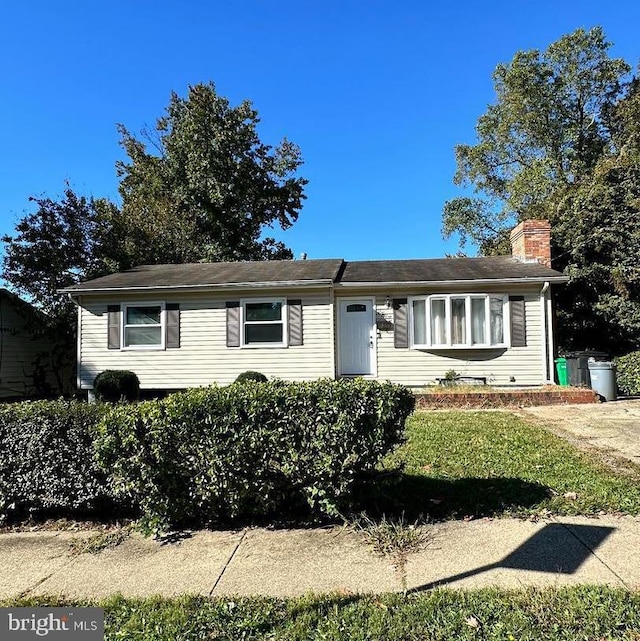 6710 Hastings Dr, Capitol Heights, MD 20743 - ranch-style home with a chimney