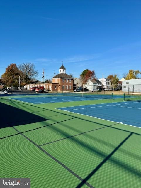 view of tennis court