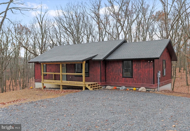 view of front of home