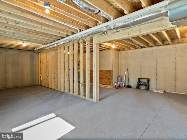 598 Honey Locust Ln, Great Cacapon, WV 25422 - view of unfinished below grade area