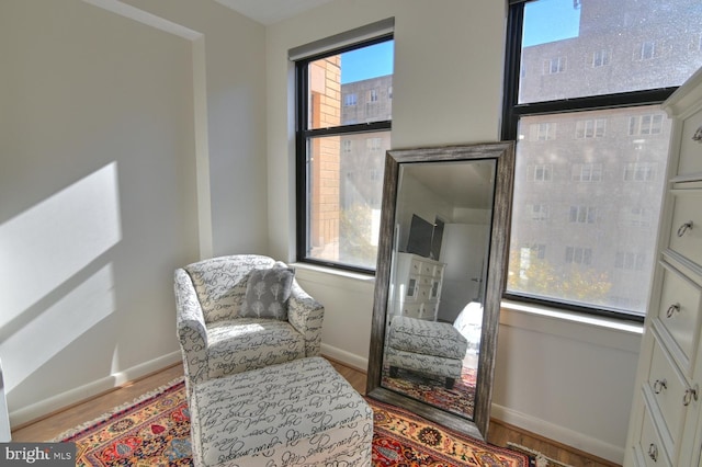 400 Massachusetts Ave NW Unit 423, Washington, DC 20001 - sitting room with wood finished floors and baseboards