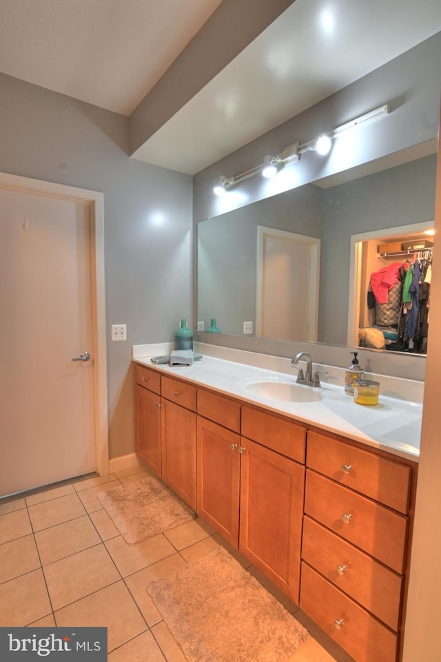 400 Massachusetts Ave NW Unit 423, Washington, DC 20001 - bathroom featuring tile patterned flooring and vanity