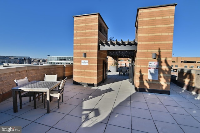 400 Massachusetts Ave NW Unit 423, Washington, DC 20001 - view of patio featuring outdoor dining area