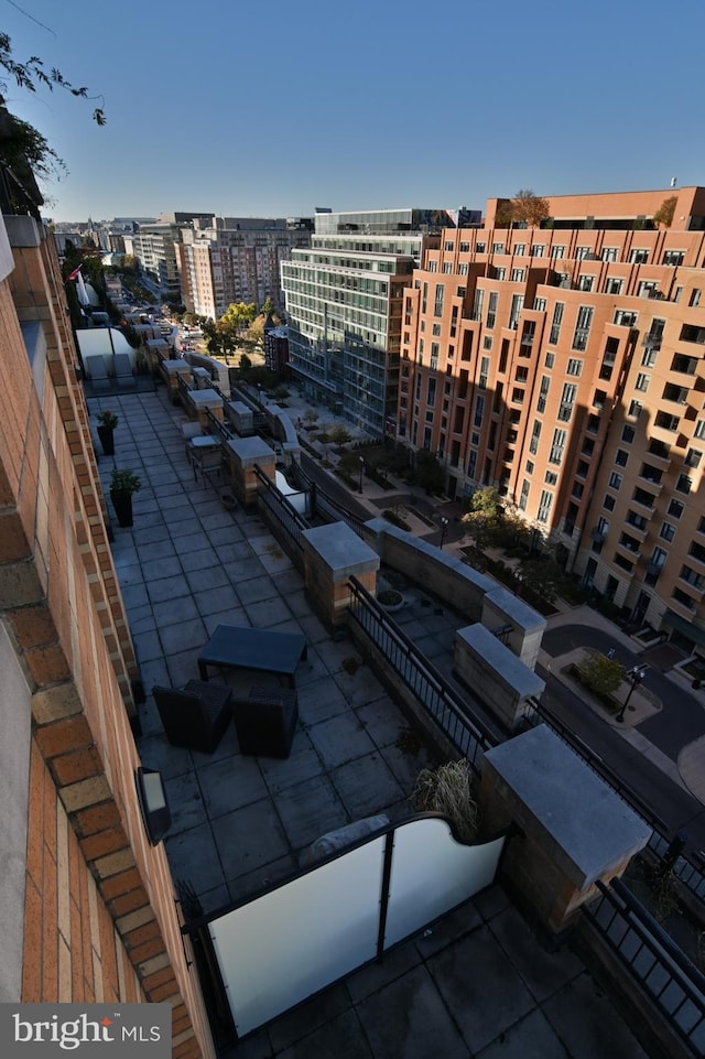 400 Massachusetts Ave NW Unit 423, Washington, DC 20001 - view of patio featuring a view of city