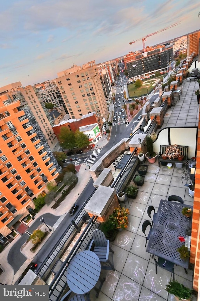 400 Massachusetts Ave NW Unit 423, Washington, DC 20001 - aerial view at dusk of a city view