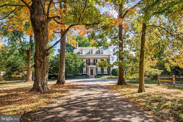 view of front of home