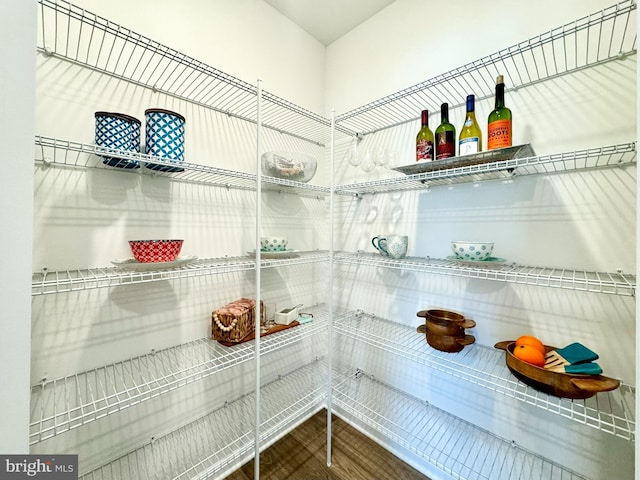 view of pantry