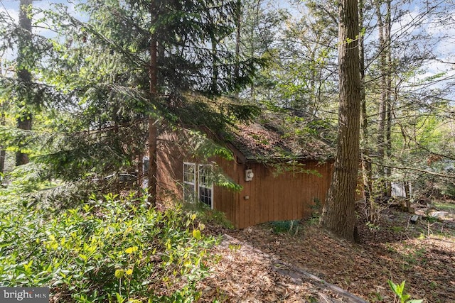 view of side of property
