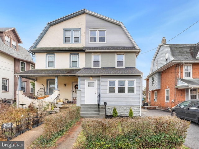 front of property with covered porch