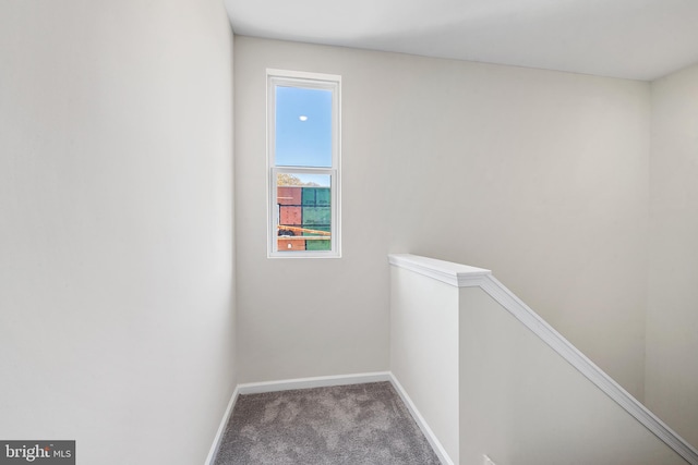 2714 Cecil B Moore Ave, Philadelphia, PA 19121 - corridor featuring an upstairs landing, baseboards, and carpet