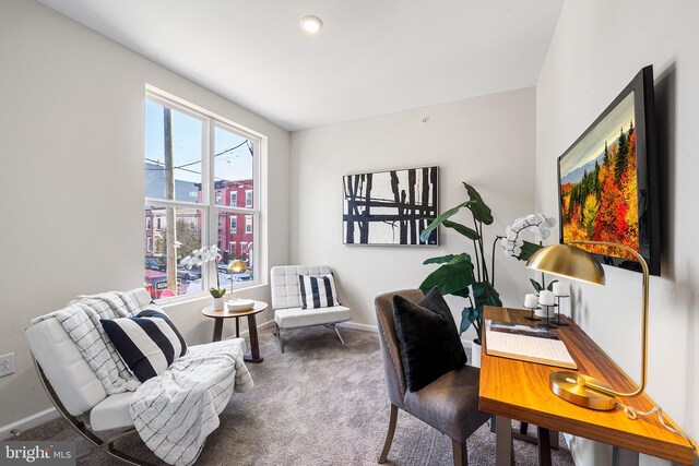 2714 Cecil B Moore Ave, Philadelphia, PA 19121 - office area with carpet floors and baseboards