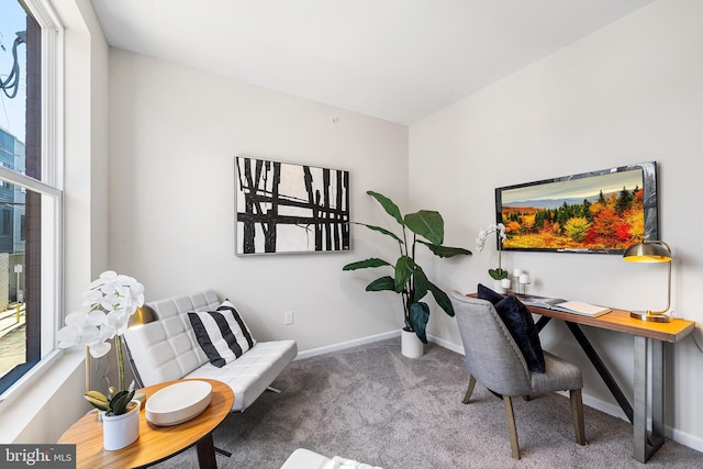 2714 Cecil B Moore Ave, Philadelphia, PA 19121 - office area with carpet and baseboards