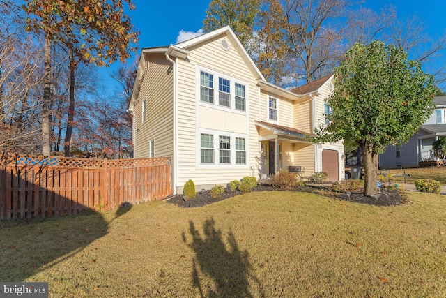 front of property featuring a front yard