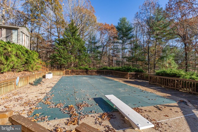14445 Kings Grant Ln, Doswell, VA 23047 - view of swimming pool with a diving board