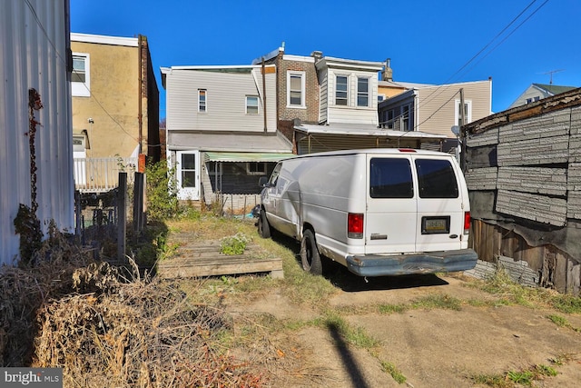 view of rear view of property