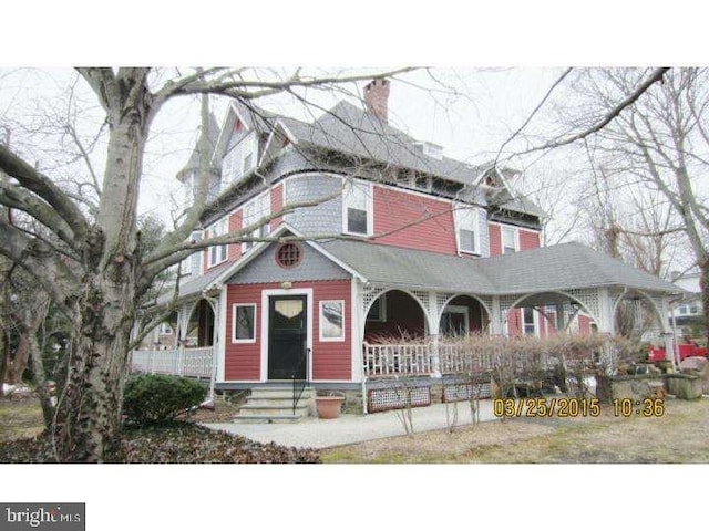 victorian house with covered porch