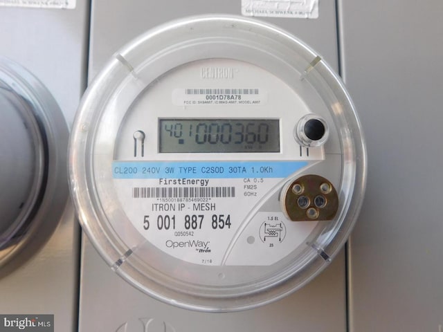 205 N Furnace St, Birdsboro, PA 19508 - detailed view of electric meter