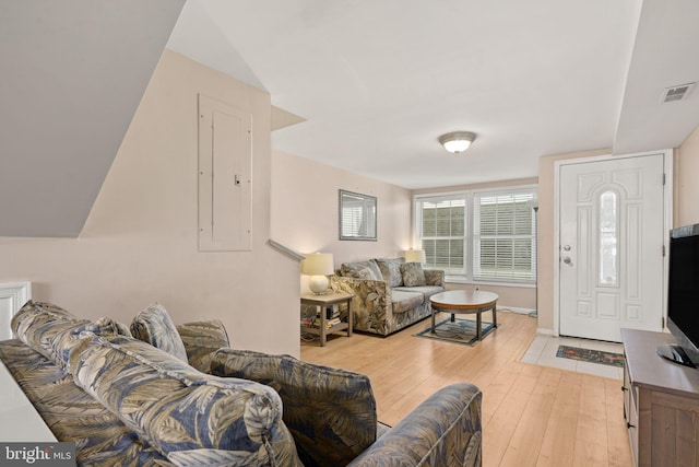 213 E Hand Ave, Wildwood, NJ 08260 - living room with light wood finished floors and baseboards
