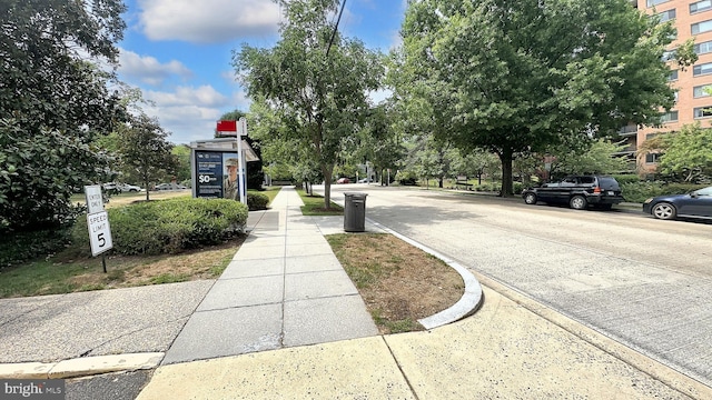 view of street